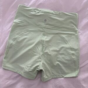 Athleta Light Mint High-Rise Bike Shorts 4” length